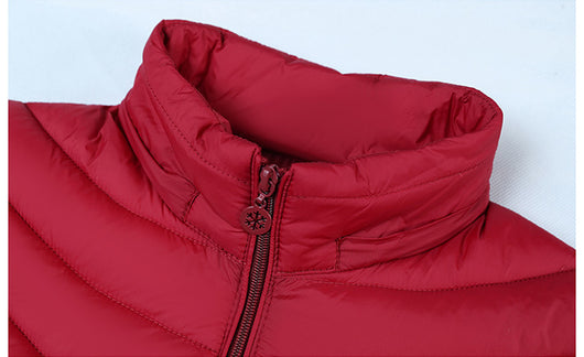 Chaqueta Acolchada Slim de Algodón para Mujer - Largo Medio - Image 17