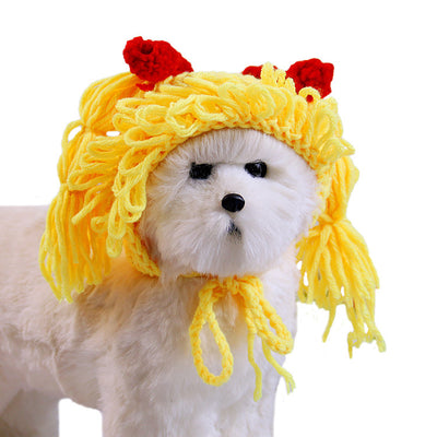Gorro Trenzado para Mascotas - Diseño Adorable Primavera Otoño - Image 14