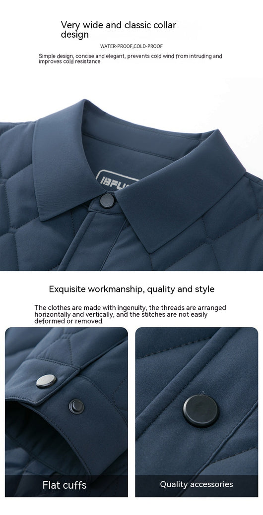 Chaqueta de Negocios Acolchada en Algodón - Cómoda y Elegante para Hombre - Image 13