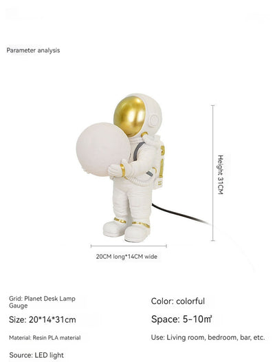 Lámpara de Astronauta: Iluminación Creativa para Dormitorio - Image 15