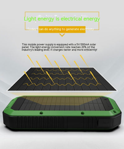 Banco de Energía Solar Inalámbrico con Linterna LED - Image 11