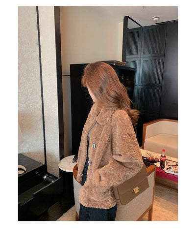 Abrigo de Lana Bereber Mujer - Suelto, Acolchado y Versátil para Otoño e Invierno - Image 13