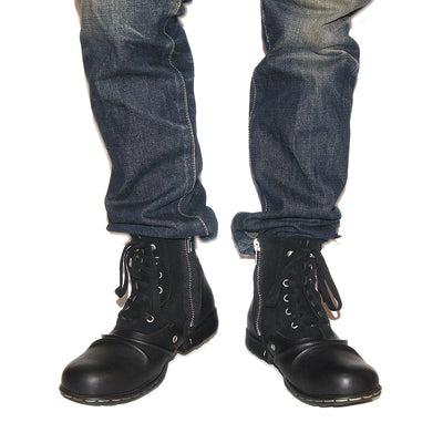 Botas Altas de Cuero para Hombre Talla Grande - Image 15