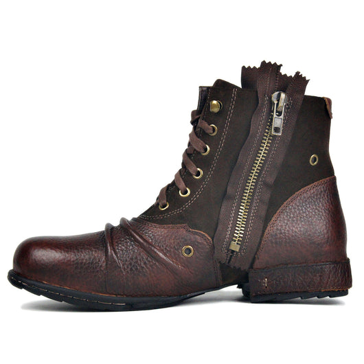 Botas Altas de Cuero para Hombre Talla Grande - Image 16