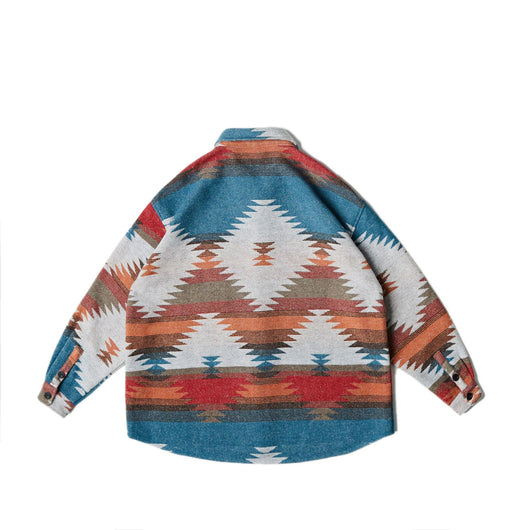 Camisa de Lana Estilo Étnico con Solapa - Moda Trendy para Hombre - Image 10