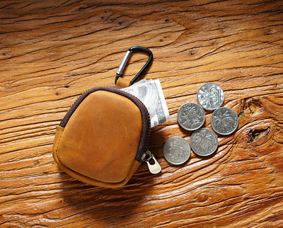 Billetera Pequeña de Cuero Genuino con Cierre - Image 18