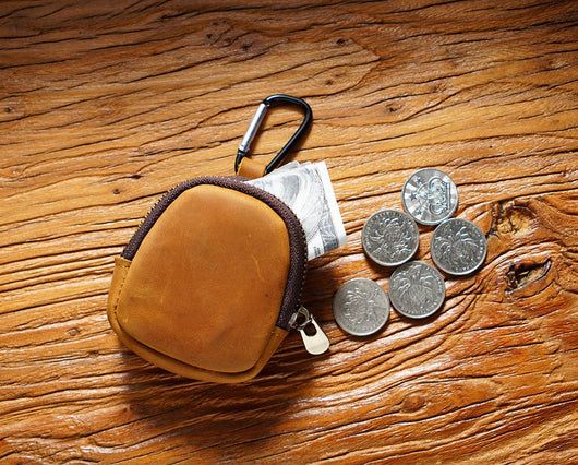Billetera Pequeña de Cuero Genuino con Cierre - Image 18