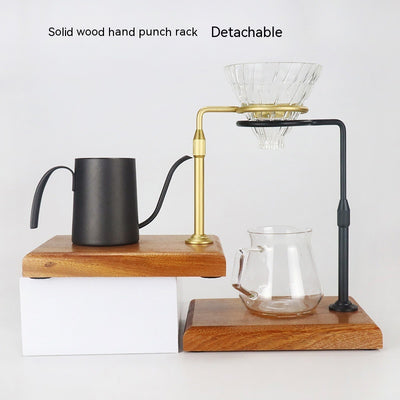 Soporte de Filtro de Café con Base de Madera Sólida y Montura de Aluminio - Image 18