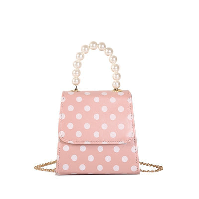 Bolso de Hombro con Cadena y Perlas - Image 2