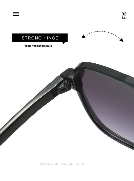 Black frame retro double beam sunglasses with bright orange lenses, featuring silver accents on the temples. - Image 31