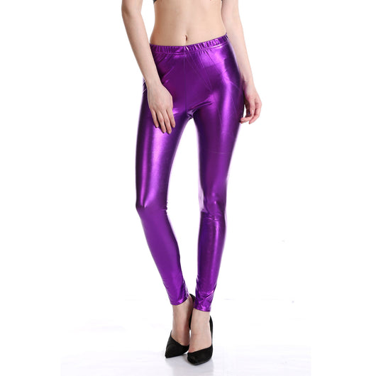 Leggings ajustados de color sólido - Image 3