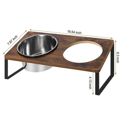 Comedero Elevado para Gatos de Madera y Hierro - Image 11