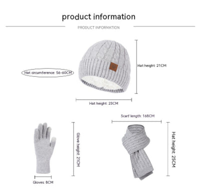 Conjunto Térmico de Alpaca: Bufanda, Gorro y Guantes para Hombre - Image 8