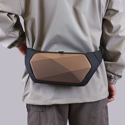 Mochila Geométrica Personalizada de Cáscara Rígida - Estilo Versátil para Hombre - Image 28