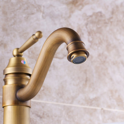 Grifo de Lavabo Antiguo en Cobre para Baño - Image 10