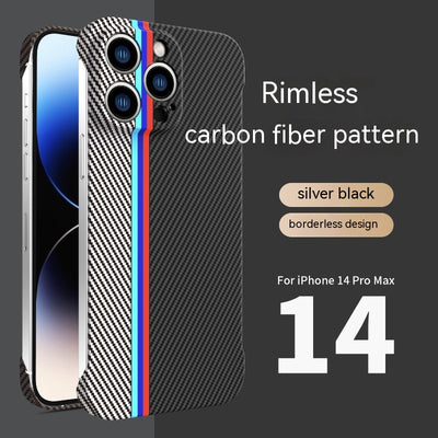 Funda de Teléfono Fibra de Carbono con Patrón Entrelazado sin Marco - Image 6