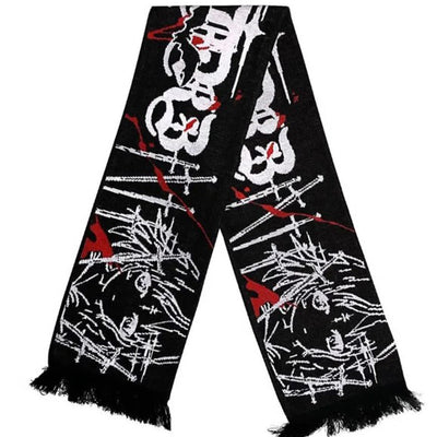 Bufanda de Estilo Oscuro Elemento Fuego - Colección Otoño Invierno Europa y América - Image 29
