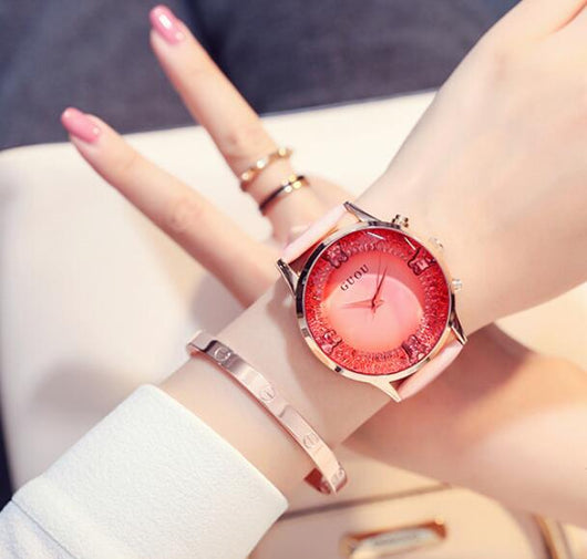 Reloj Elegante para Mujer con Diseño Cielo Estrellado - Image 15