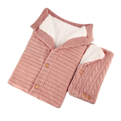 Saco de Dormir Bebé Lana Tejida Anti-Patadas para Exterior - Image 11