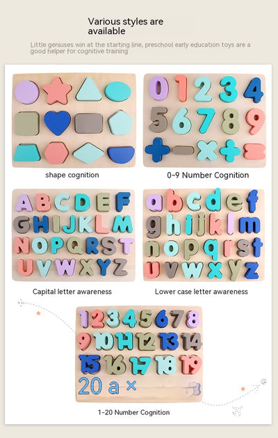 Tablero de Reconocimiento de Formas Macaron - Puzzle Educativo de Madera para Niños - Image 10