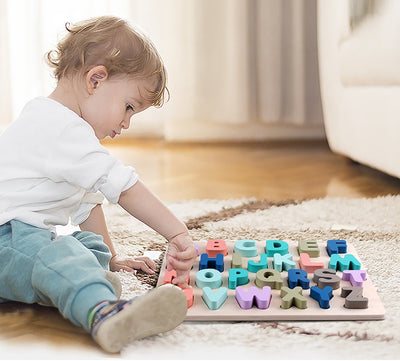 Tablero de Reconocimiento de Formas Macaron - Puzzle Educativo de Madera para Niños - Image 3
