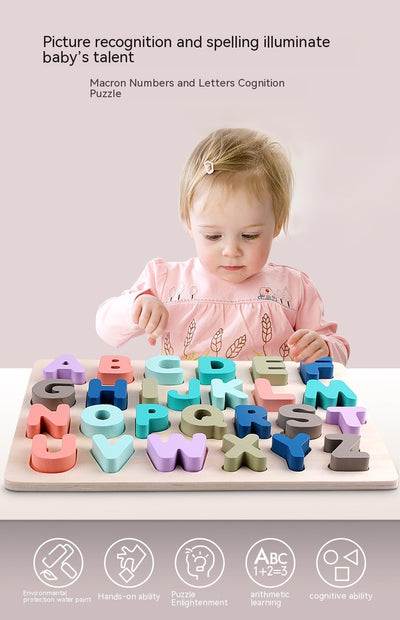 Tablero de Reconocimiento de Formas Macaron - Puzzle Educativo de Madera para Niños - Image 20
