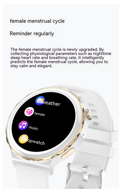 Anillo Inteligente Femenino con Llamadas Bluetooth, NFC y Monitor de Ciclo - Image 23