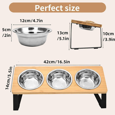 Comedero Elevado para Gatos de Madera y Hierro - Image 13