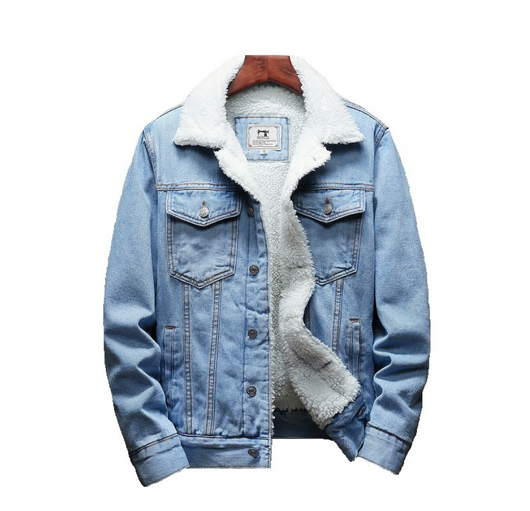 Chaqueta de Felpa con Mangas Largas