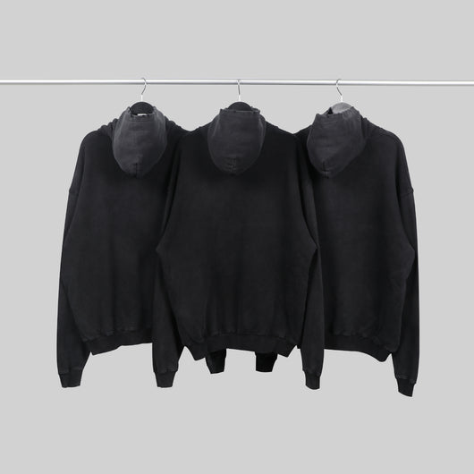 Sudadera Oversized con Estampado de Ángel Metalizado Efecto Desgastado - Image 10