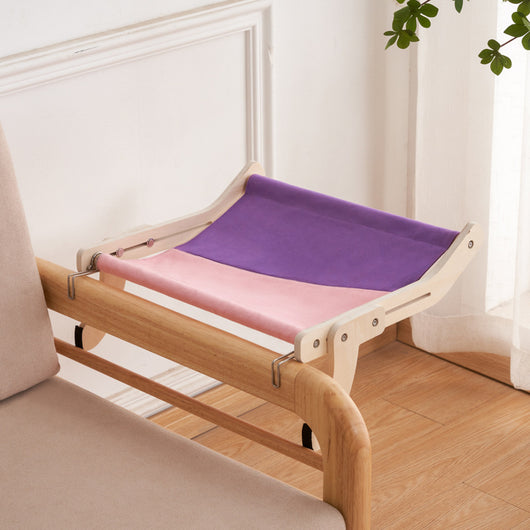 Cama Colgante para Gatos - Ventana y Balcón con Cristal y Madera - Image 12