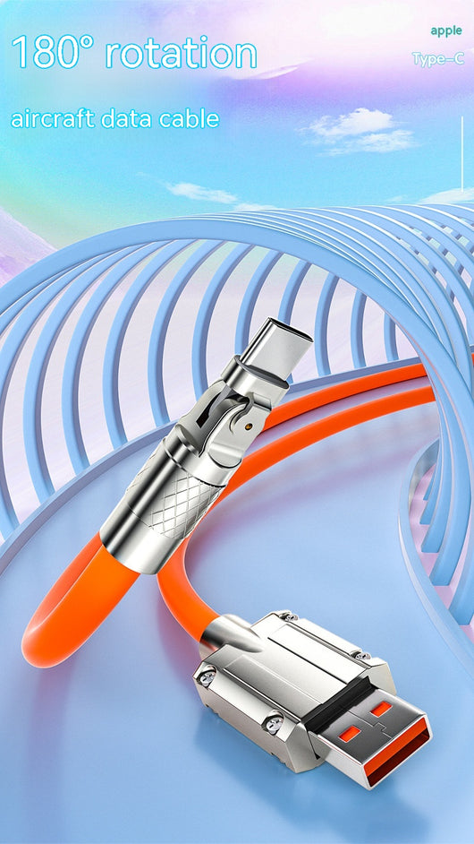 Cable de Carga Rápida Giratorio para Móviles - Cargador Ultra Veloz - Image 6