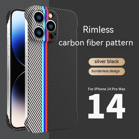 Funda de Teléfono Fibra de Carbono con Patrón Entrelazado sin Marco - Image 11