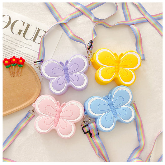 Bolso Infantil de Silicona con Diseño de Mariposa - Image 24