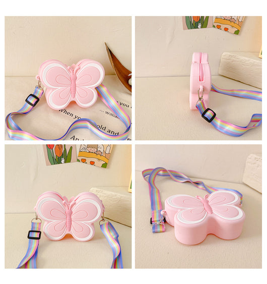 Bolso Infantil de Silicona con Diseño de Mariposa - Image 32
