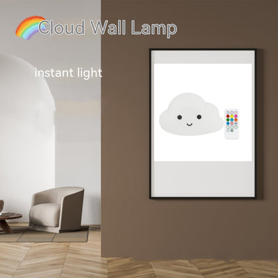 Lámpara Nocturna Nube Infantil con Control Remoto y Carga USB - Image 6