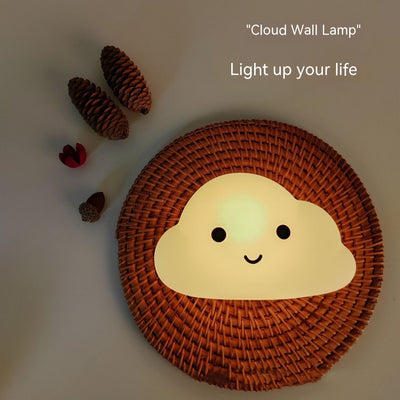 Lámpara Nocturna Nube Infantil con Control Remoto y Carga USB - Image 9