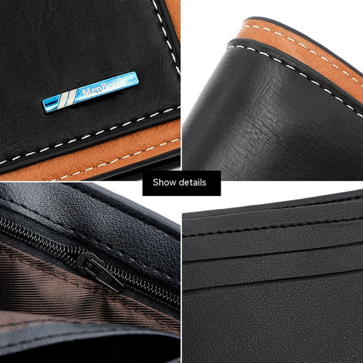 Billetera Corta para Hombre con Costura Reforzada - Image 19