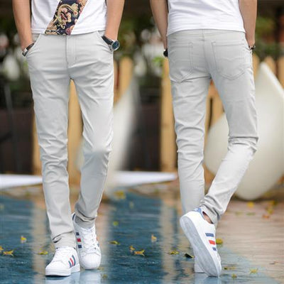 Pantalones Casuales Rectos para Hombre - Corte Clásico Versátil - Image 11