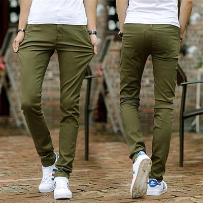 Pantalones Casuales Rectos para Hombre - Corte Clásico Versátil - Image 14