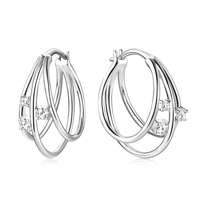 Aretes de Diamante Elegantes para Niña - Diseño Versátil - Image 10