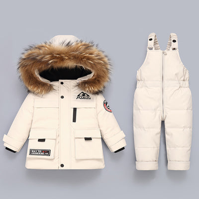 Conjunto Abrigo Plumas para Niños - Set de 2 Piezas Invierno - Image 10
