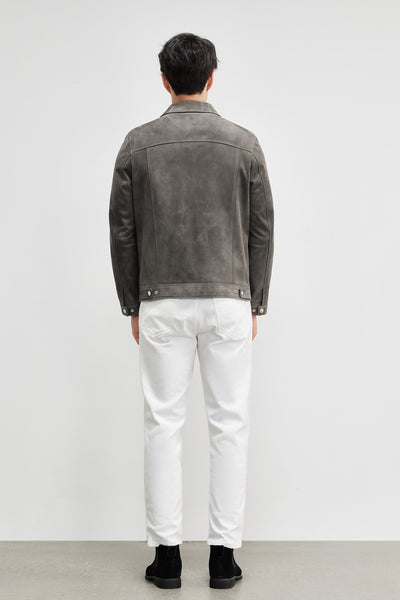 Chaqueta de Cuero Gamuza Genuina Premium para Hombre - Estilo Biker Otoño - Image 21