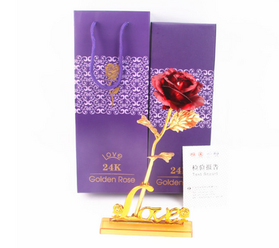 Rosa Dorada Eterna - Regalo Perfecto - Image 10