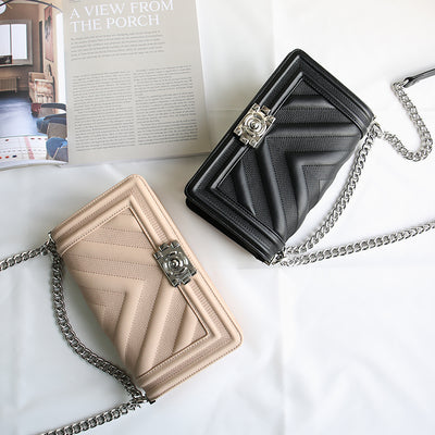 Bolsa Cuadrada de Cuero con Asa al Hombro - Crossbody Elegante - Image 10