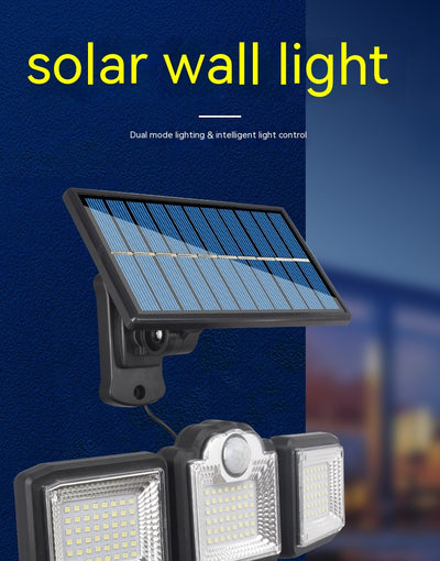 Lámpara Solar de Calle Giratoria Impermeable con Panel Divisible - Image 15