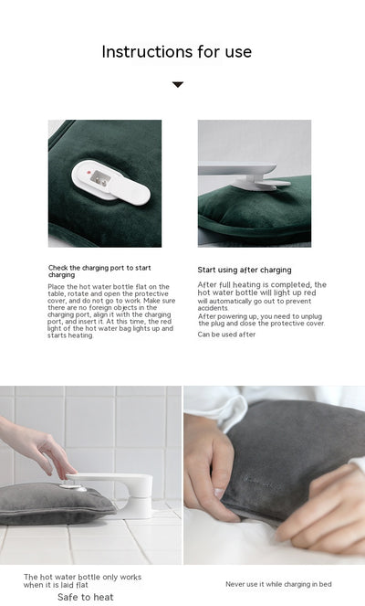 Bolsa Térmica Recargable de Peluche con Diseño Adorable y Tecnología de Seguridad - Image 30