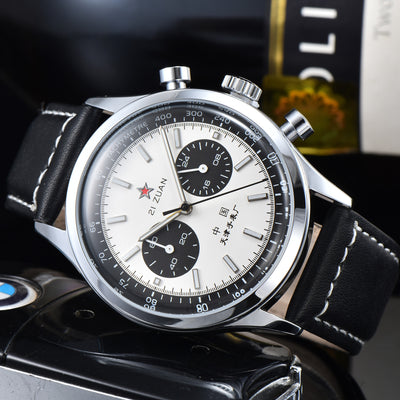 Reloj de Cuarzo Multifuncional con Cristal y 5 Pines Atmosférico - Image 14