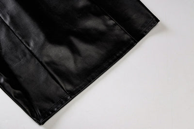 Vestido Halter PU Tubo Ajustado Falda Corta Sexy para Mujer - Image 19