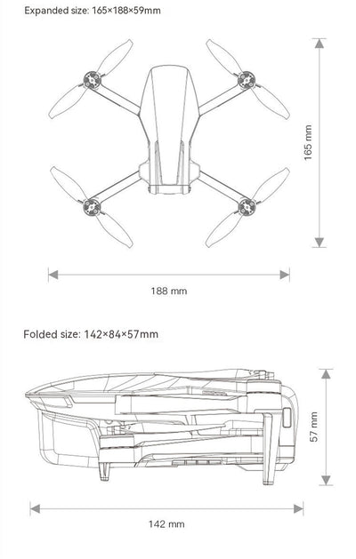 Dron 4K con Cardán de Tres Ejes y Estabilización Avanzada - Image 6